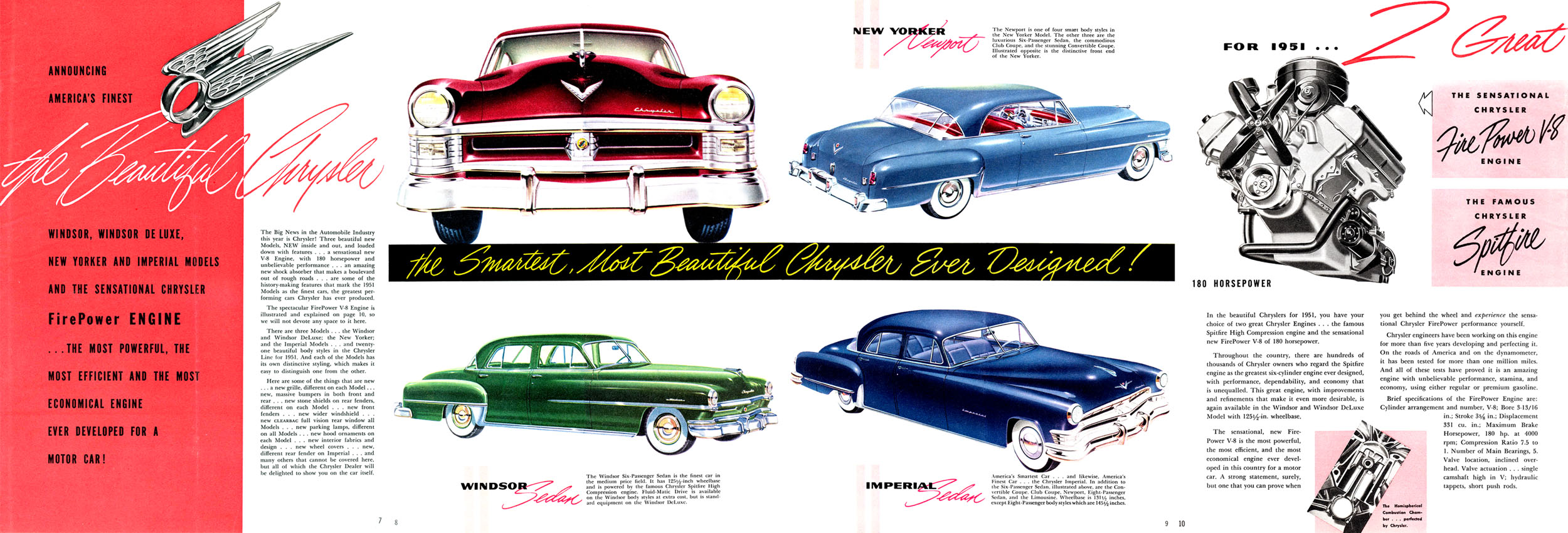 1951 Chrysler Auto Advertising